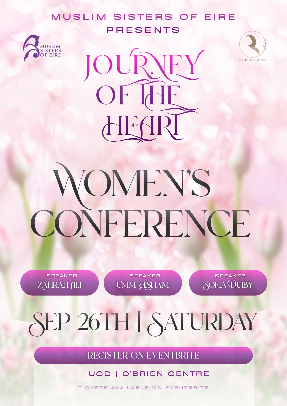 Journey of the Heart Women’s Conference — Dublin, Saturday 26 September 2026